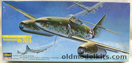 Hasegawa 1/72 Messerschmitt Me-262A - Me-262 A-1a or A-2a - Luftwaffe 11/JG7 Or KG51 'Edelweiss', 851 plastic model kit